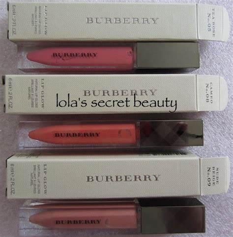 lola's secret beauty blog: Burberry Natural Lip Glow Set: Tea 